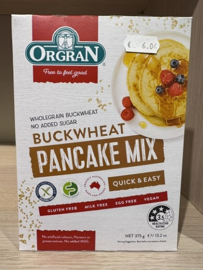 Orgran Buckwheat Pancake Mix