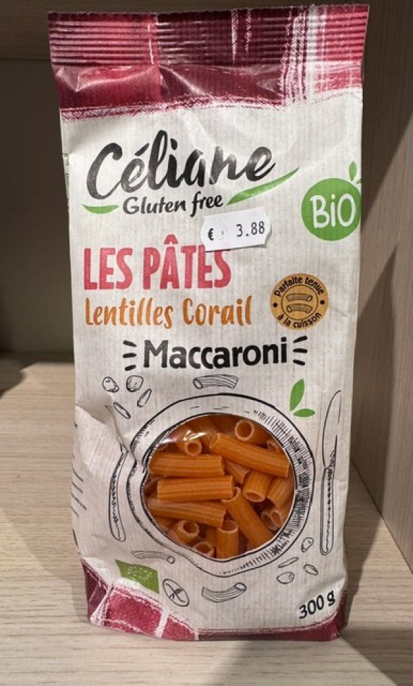 C&eacute;liane Ma&iuml;s-en koraallinzen pasta